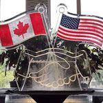 Canada & US Flags